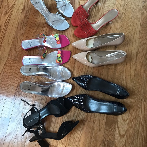 7 pairs of new and gently worn Stuart Weitzman’s